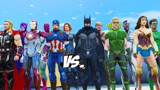 THE AVENGERS VS JUSTICE LEAGUE - EPIC SUPERHEROES BATTLE