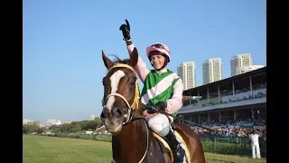 Desert God ridden by David Allan wins The Indian Derby 2016