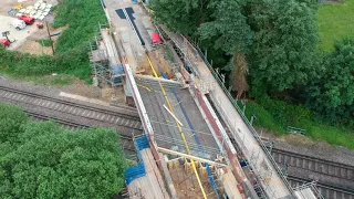 Replacement bridge over railway at New Pond Road, Farncombe/Compton