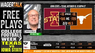 College Football Week 7 Betting Preview | Texas vs Iowa State Picks, Predictions and Odds