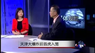 媒体观察：天津大爆炸后首虎入笼