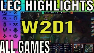 LEC Highlights ALL GAMES W2D1 Summer 2023 - Week 2 Day 1