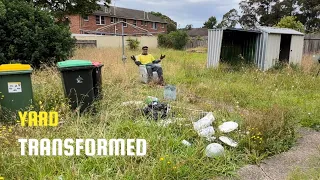 Abandoned YARD Transformed For FREE!!