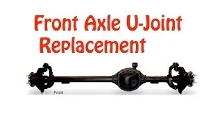 Jeep Front Axle U-Joint Replacement DIY (Detailed)