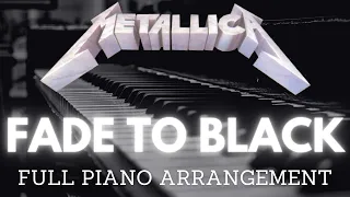 Metallica - Fade to black - full piano cover