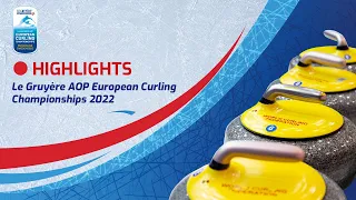 DENMARK v SCOTLAND - Highlights - Le Gruyère AOP European Curling Championships 2022