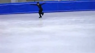 Brian Joubert LP practice 2014 European Figure Skating Championships Budapest