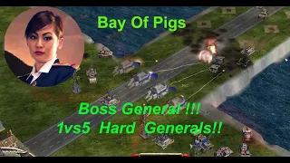 Boss General 1 vs 5  Hard Generals.(Bay Of Pigs)