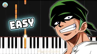 One Piece OP 6 - "Brand New World" - EASY Piano Tutorial & Sheet Music
