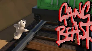 GANG BEASTS - Trying to Catch a Train Ride [Melee] - Xbox One Gameplay