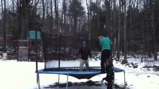 Trampoline bounce!