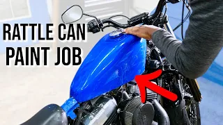 Harley Sportster: Destroying My $80 Paint Job To Make It Better!