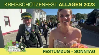 Kreisschützenfest Allagen 2023 - Festumzug am Sonntag - Impressionen