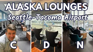 Explore Alaska Airlines Seattle-Tacoma Airport Lounges: C-D-N Comparison