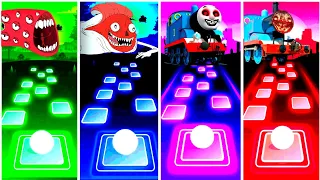 Train Eater vs bridge worm vs Cursed Thomas vs Choo Choo Charles I Tiles Hop EDM Rush