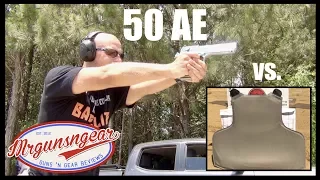 Desert Eagle 50 Caliber vs. Level IIIA Body Armor (HD)