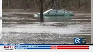 VIDEO: Mandatory evacuations made in Norwich due to partial dam break on Yantic River