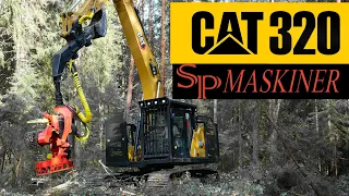 Харвестер CAT 320 с х/г SP MASKINER 661