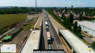 DNCB intre Pasajul Popești-Leordeni  si Pasajul Berceni 02.07.2022 4K HDR  ✈️