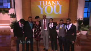 Steve Harvey's Emotional Thank You!