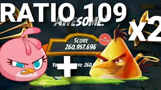 Angry birds 2 clan battle AB2 cvc 10-11/05/2024 RATIO  109 (stella + chuck ) x2
