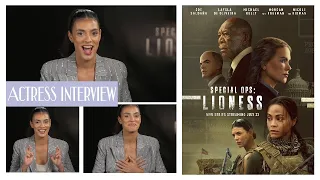 Laysla De Oliveira Interview | "Special Ops: Lioness", Zoe Saldana & Taylor Sheridan
