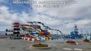 Water Slides at Aquapark Mövenpick Resort & Spa Soma Bay, Egypt! (RECORDED YUSING GOPRO HERO 12)