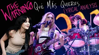 The Warning Qué Más Quieres Lyrics in English - Reaction, Analysis & Psychology