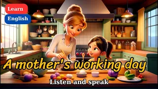 Improve Your English | Mom's evening routine | English Listening Skills | Speaking Skills Everyday