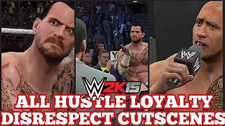 All Hustle Loyalty Disrespect Cutscenes In WWE 2K15
