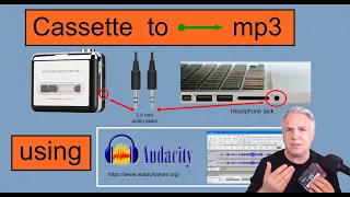 How to copy Cassette to MP3 - to your laptop.