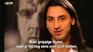 Zlatan talks about Ajax, meets Andy van der Meyde (2012)