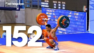 Kim Myong Hyok (69kg, North Korea) 152kg Snatch 2015 Asian Weightlifting Championships