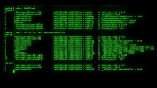 4к Screensaver of Computer programming code green text Background Video VJ Loop Animation