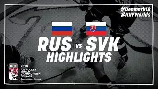 Game Highlights: Russia vs Slovakia May 14 2018 | #IIHFWorlds 2018