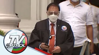 SolGen Calida inakusahan ng red tagging sa harap mismo ng Korte Suprema | TV Patrol