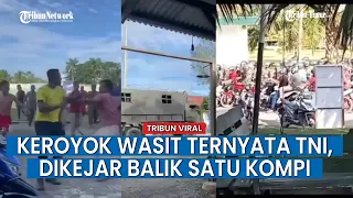 Viral Wasit Dikeroyok Penonton Ternyata TNI, Dikejar Balik Satu Pasukan Pakai Truk