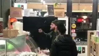 Bagel tirade! Man goes berserk when bagel sandwich not ready