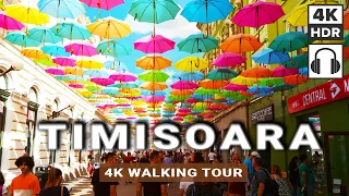 TIMISOARA, ROMANIA 🇷🇴 2023 Walking Tour | Most Fun City in Transylvania [4K/60fps UHD, Captions]
