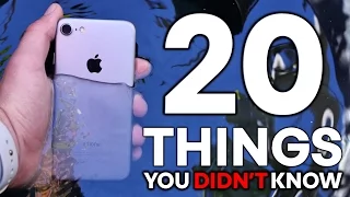 iPhone 7 - 20 Things You Didn't Know!