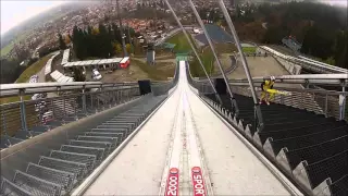 Ski Jumping Oberstdorf POV with GoPro