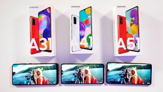 Samsung Galaxy A31, A41, A51 - Какой выбрать?