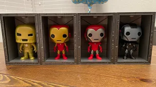 Iron Man Hall Of Armor Funko Pop Set