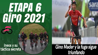 RESUMEN ETAPA 6 GIRO D ITALIA 2021| SEXTA ETAPA | EGAN ATACÁ CON SU EQUIPO INEOS | ECUATORIANOS GIRO