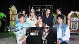 EXO Reaction to Jimin Birthday 🎂 special fmv '7 Rings' (Fanmade 💜)