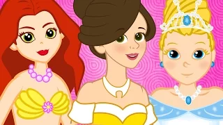 PRINCESA | A Pequena Sereia - A Bela e a Fera - Cinderela | 3 contos com os Amiguinhos