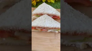 Without Fire Veg Sandwich Recipe | Instant Healthy Veg Sandwich #shorts #short #viral