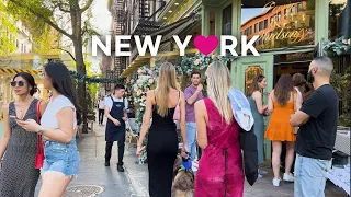 [4K] New York City: Friday Evening Vibes in West Village💃🥳 Aperitivo at Dante🍹🍸Apr. 2023