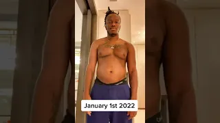 KSI Shows His Body Transformation