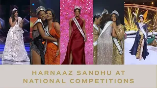 Harnaaz Sandhu's BEST Moments on Stage During National Competitions! | Miss Universe